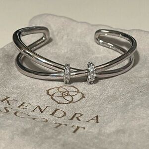 Kendra Scott Silver Modern Cuff Bracelet